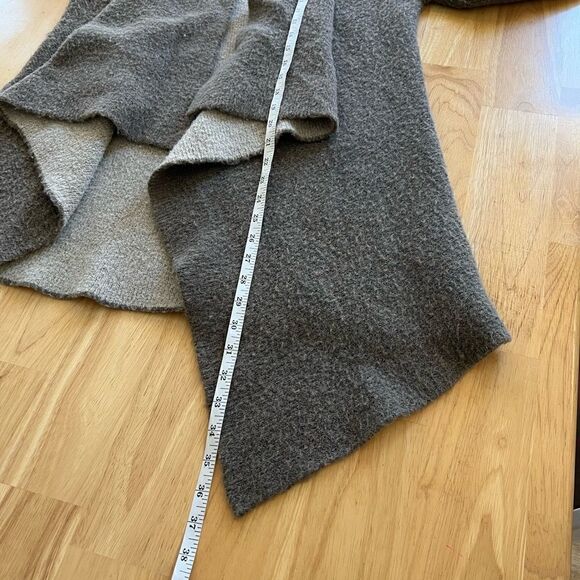 Zara knit cardigan wool blend open sweater green size small - Picture 12 of 13